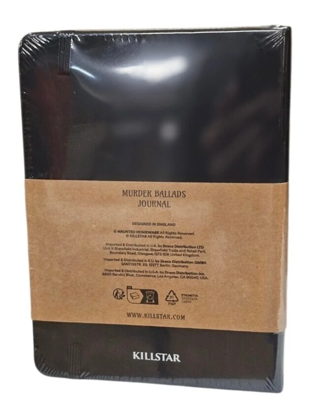 Killstar Murder Ballads Journal Notebook NEW Sealed